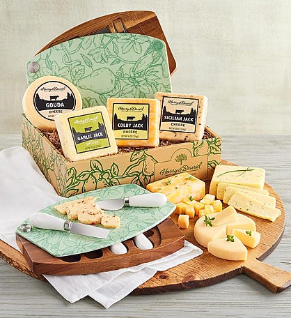Harry & David® Gourmet Cheeses with Enamel Board & Knives
